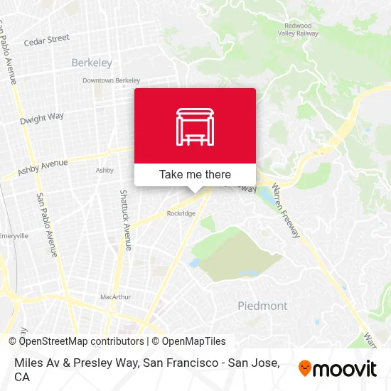 Miles Av & Presley Way map
