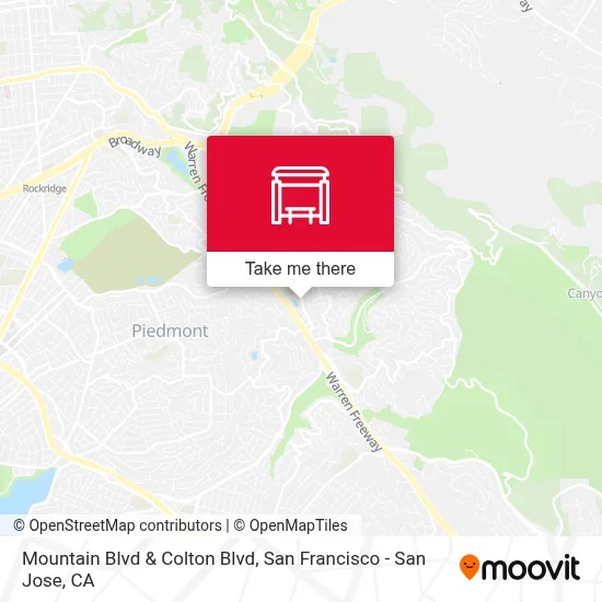 Mountain Blvd & Colton Blvd map