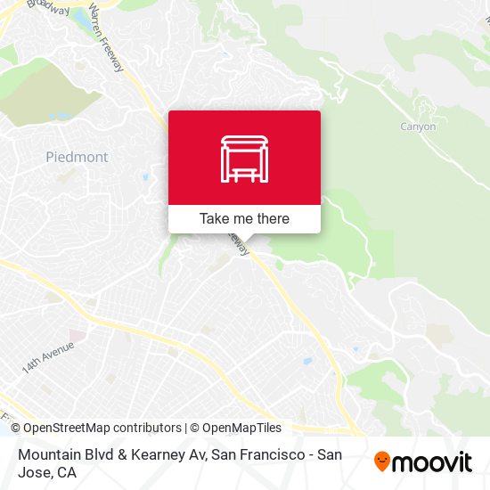Mountain Blvd & Kearney Av map