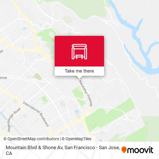 Mountain Blvd & Shone Av map