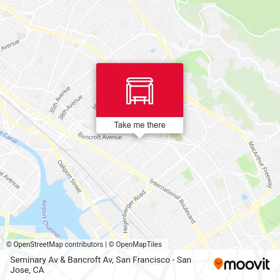 Mapa de Seminary Av & Bancroft Av