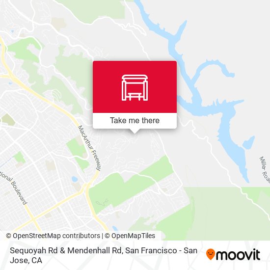 Sequoyah Rd & Mendenhall Rd map