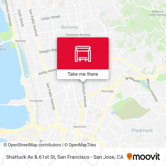 Mapa de Shattuck Av & 61st St