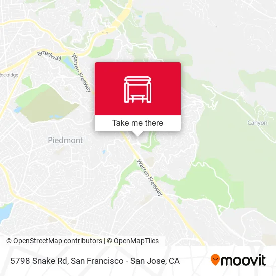 5798 Snake Rd map
