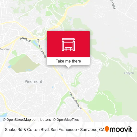 Snake Rd & Colton Blvd map