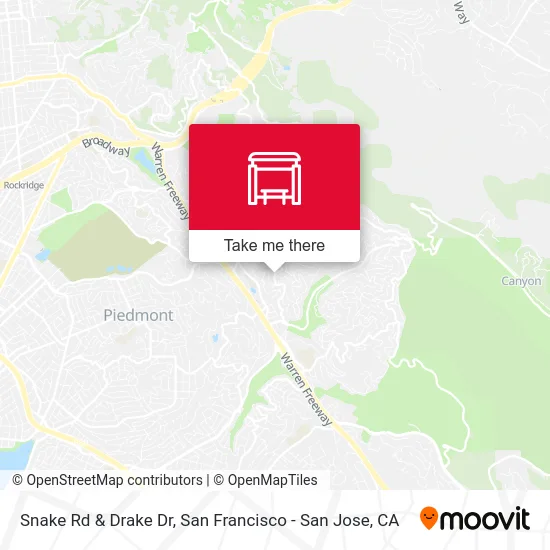 Snake Rd & Drake Dr map