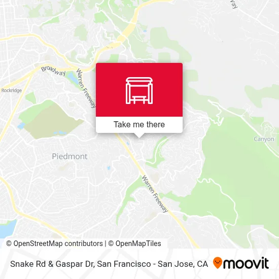 Snake Rd & Gaspar Dr map