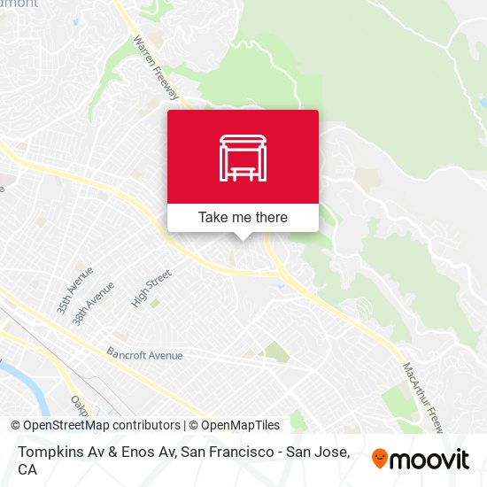 Tompkins Av & Enos Av map