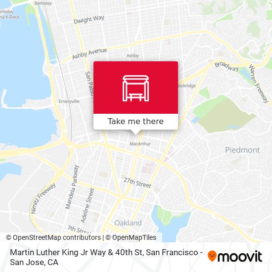 Mapa de Martin Luther King Jr Way & 40th St