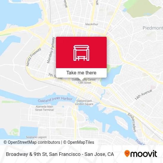 Broadway & 9th St map