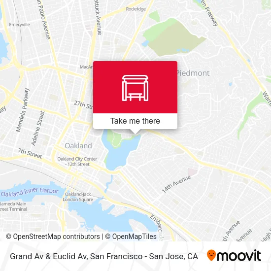 Mapa de Grand Av & Euclid Av