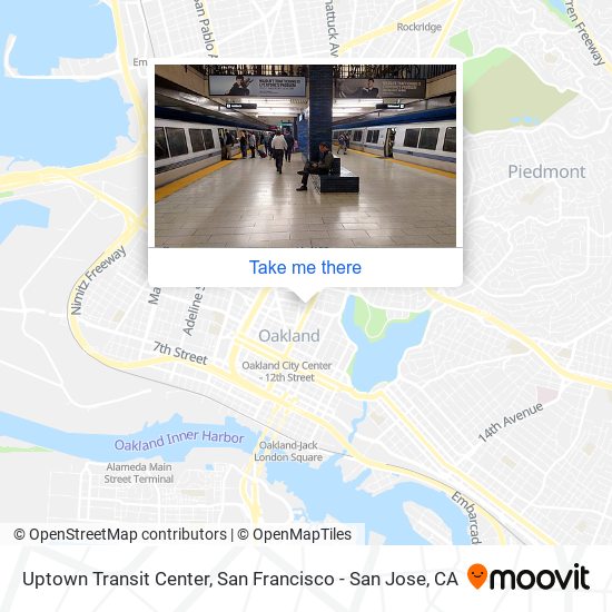 Uptown Transit Center map