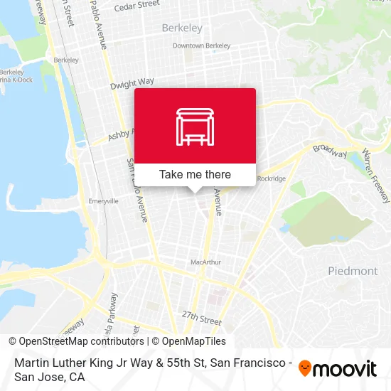 Mapa de Martin Luther King Jr Way & 55th St