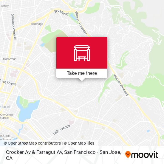 Crocker Av & Farragut Av map