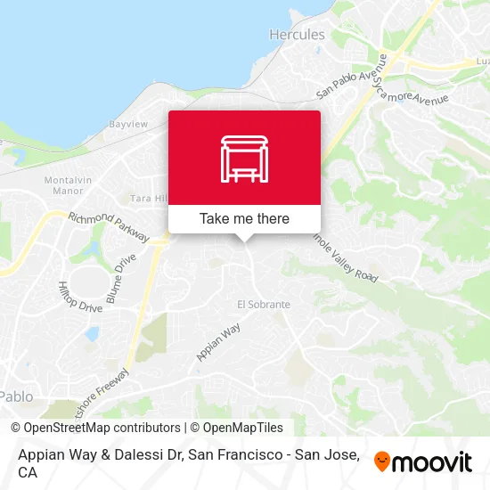 Mapa de Appian Way & Dalessi Dr