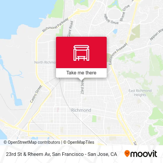 23rd St & Rheem Av map