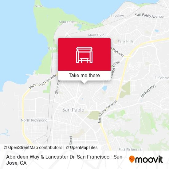 Aberdeen Way & Lancaster Dr map