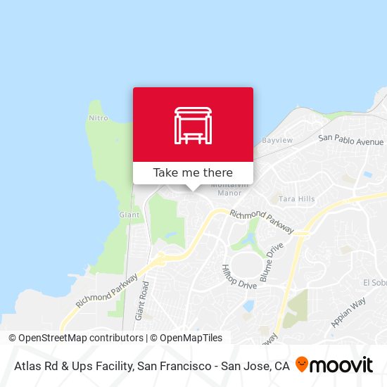 Atlas Rd & Ups Facility map