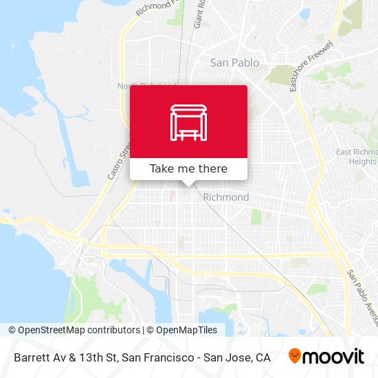 Barrett Av & 13th St map