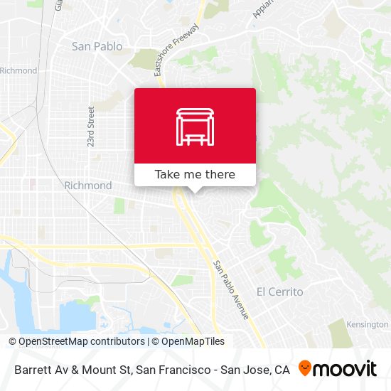 Barrett Av & Mount St map