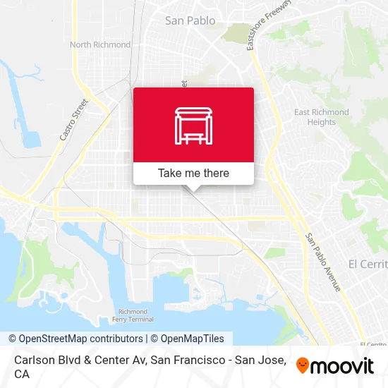 Carlson Blvd & Center Av map