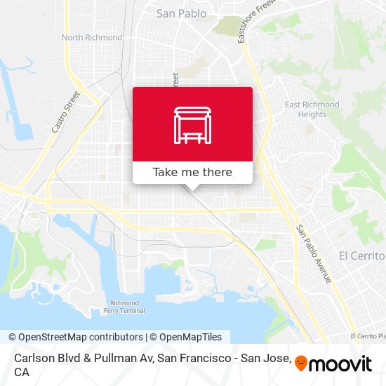 Carlson Blvd & Pullman Av map