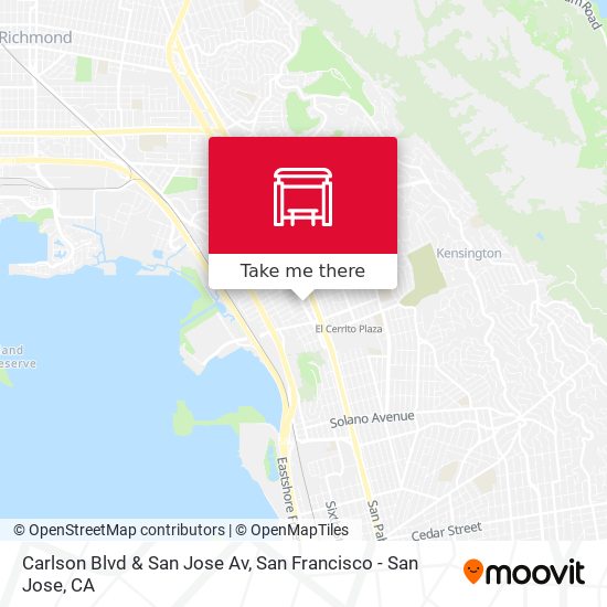Mapa de Carlson Blvd & San Jose Av