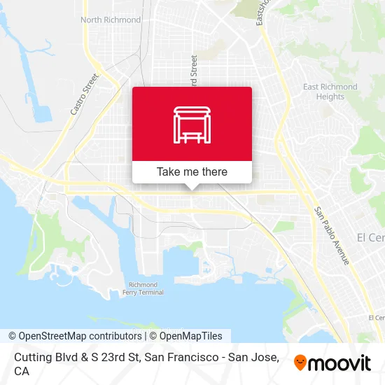 Cutting Blvd & S 23rd St map
