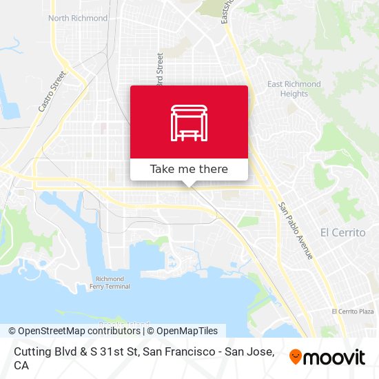Cutting Blvd & S 31st St map