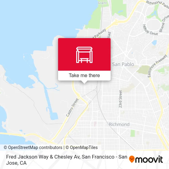 Mapa de Fred Jackson Way & Chesley Av
