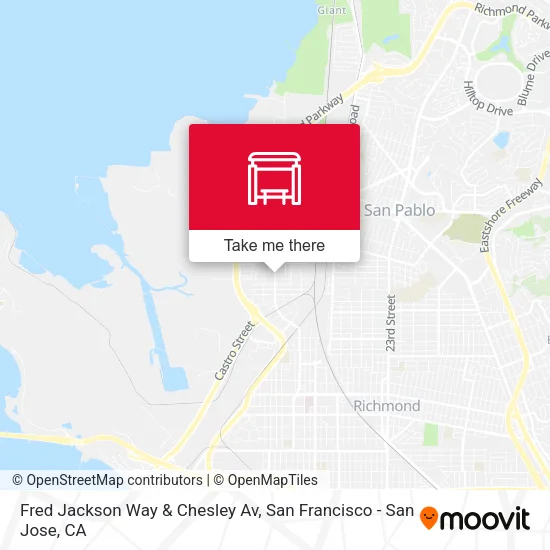 Mapa de Fred Jackson Way & Chesley Av
