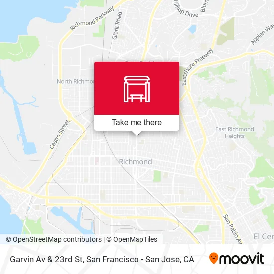 Garvin Av & 23rd St map
