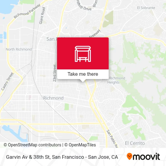 Garvin Av & 38th St map