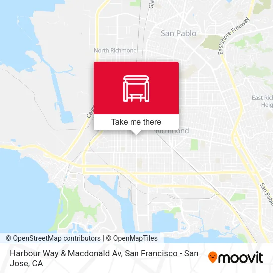 Harbour Way & Macdonald Av map
