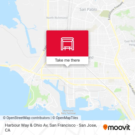 Harbour Way & Ohio Av map