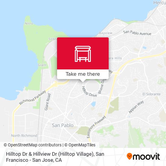 Mapa de Hilltop Dr & Hillview Dr (Hilltop Village)