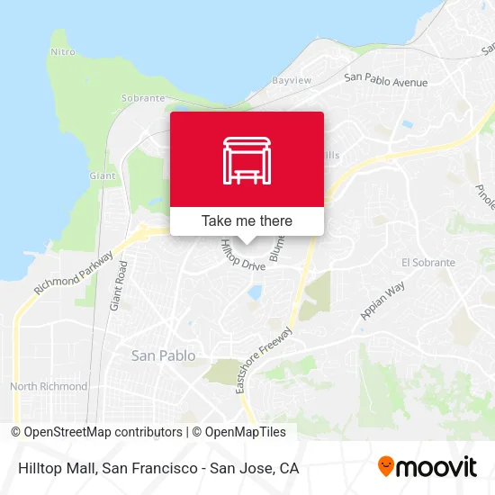 Hilltop Mall map