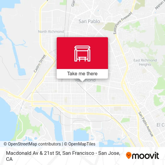 Macdonald Av & 21st St map