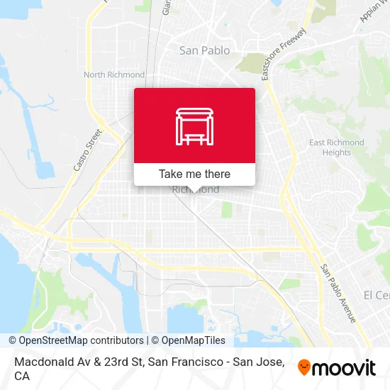 Macdonald Av & 23rd St map