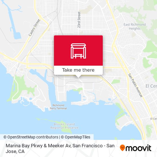 Marina Bay Pkwy & Meeker Av map