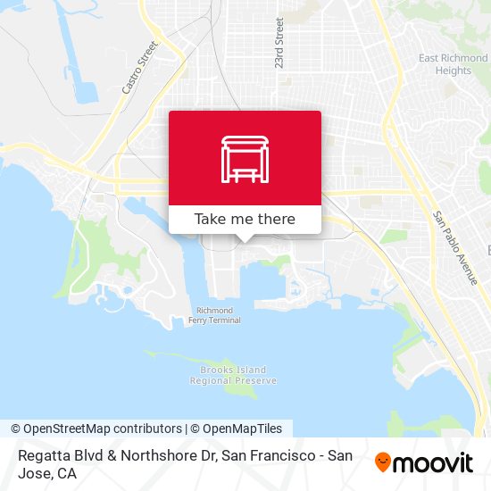 Regatta Blvd & Northshore Dr map