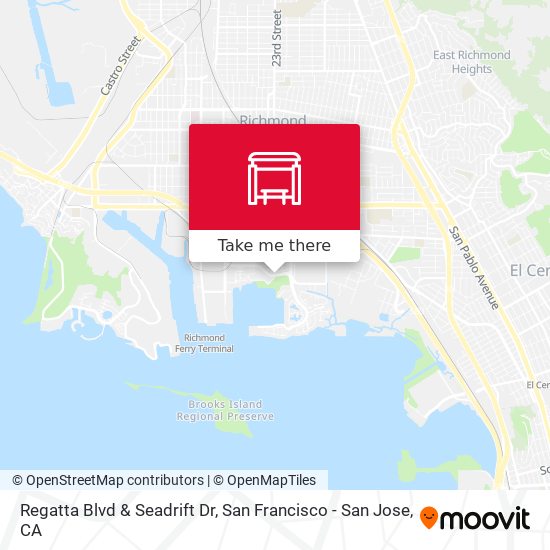 Regatta Blvd & Seadrift Dr map