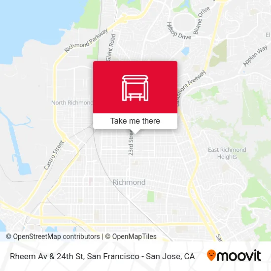 Rheem Av & 24th St map