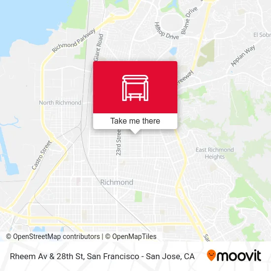 Rheem Av & 28th St map