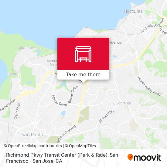 Mapa de Richmond Pkwy Transit Center (Park & Ride)