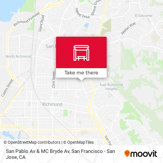 San Pablo Av & MC Bryde Av map