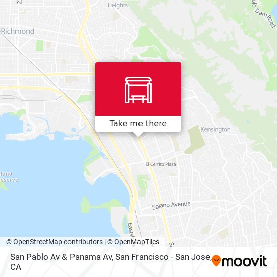 San Pablo Av & Panama Av map