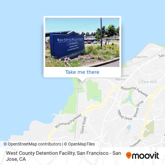 West County Detention Facility map