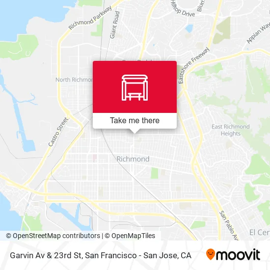 Garvin Av & 23rd St map