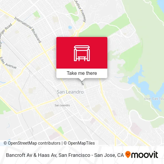 Bancroft Av & Haas Av map
